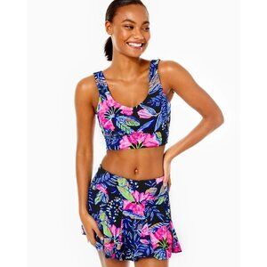 LILLY PULTIZER San Remo Floral Sports Bra Size XXS NEW